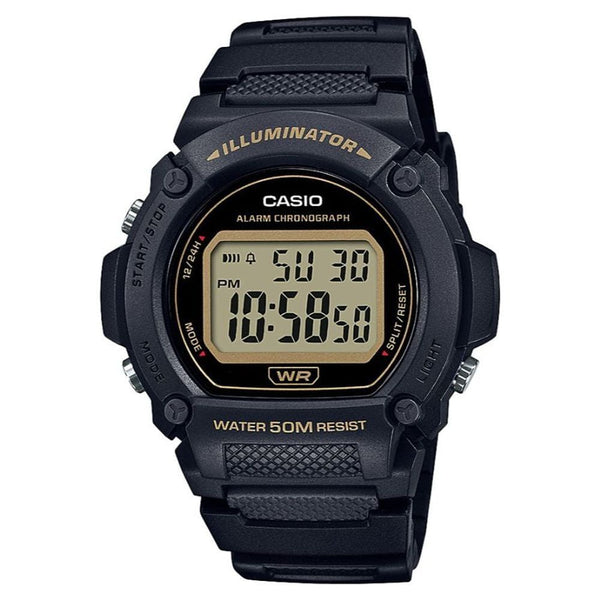 Casio Men's Heavy Duty Digital Watch with Black Strap W219H-1A2V EasyOptionXY LLC
