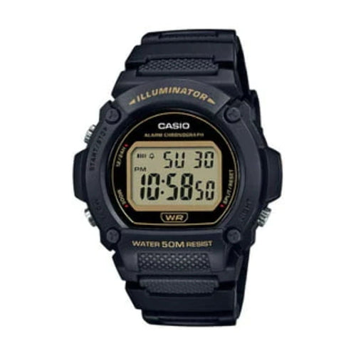 Casio Men's Heavy Duty Digital Watch with Black Strap W219H-1A2V EasyOptionXY LLC