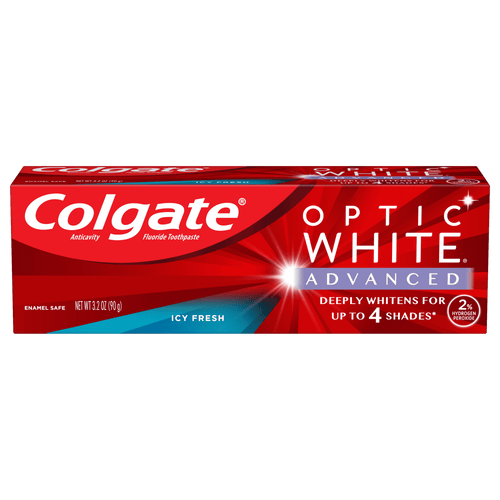 Colgate Optic White Advanced Teeth Whitening Toothpaste; Icy Fresh; 3.2 oz EasyOptionXY LLC