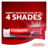 Colgate Optic White Advanced Teeth Whitening Toothpaste; Icy Fresh; 3.2 oz EasyOptionXY LLC