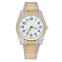 George Adult Male Analog Watch in Two-Tone with White Dial (WMM2000WM1) EasyOptionXY LLC
