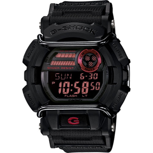 Casio G-Shock Digital Quartz Flash Alert World Time Black Resin Watch GD400-1 EasyOptionXY LLC