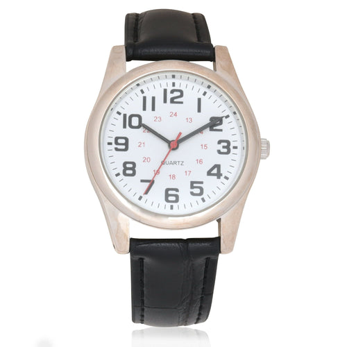 George Adult Male Analog Watch with Round Case and PU Strap (Wmm5002WM1) EasyOptionXY LLC