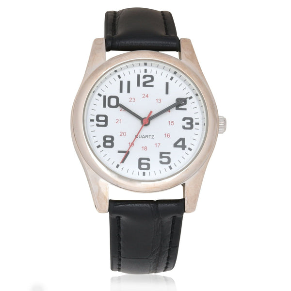 George Adult Male Analog Watch with Round Case and PU Strap (Wmm5002WM1) EasyOptionXY LLC