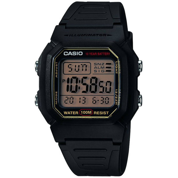 Casio Men's Classic Digital Watch, Black Resin Strap W-800HG-9AVCF EasyOptionXY LLC