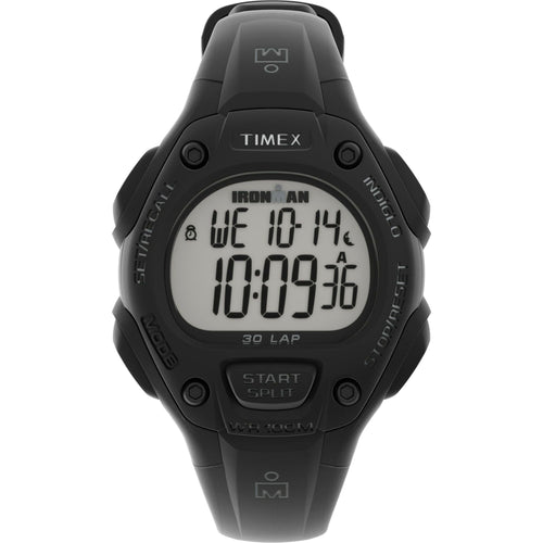 TIMEX Unisex IRONMAN Classic 30 Black 34mm Sport Watch, Resin Strap EasyOptionXY LLC