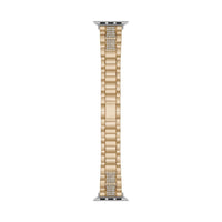 Interchangeable Gold Metal Watch Band with Clear Crystals (FMDBA024) 38/40mm EasyOptionXY LLC