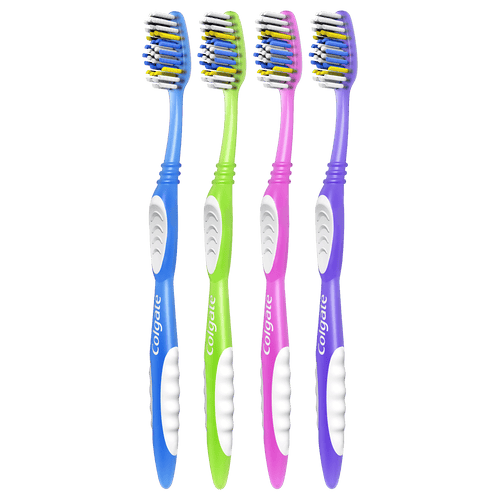 Colgate Extra Clean Flexible Grip Toothbrush; Medium; 4 Count EasyOptionXY LLC