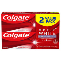 Colgate Optic White Advanced Teeth Whitening Toothpaste; 3.2 oz; 2 Pack EasyOptionXY LLC