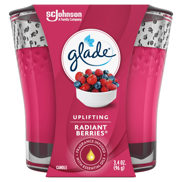 Glade Jar Candle Air Freshener, Radiant Berries, 3.4 oz EasyOptionXY LLC