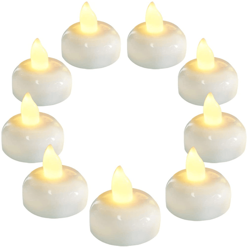 Homemory 24 PCS LED Floating Candles, Waterproof Tealights, Warm White Light - Wedding, Party, Centerpiece, Pool & SPA EasyOptionXY LLC