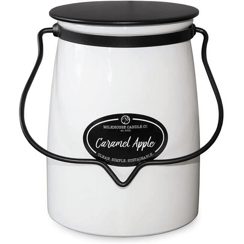 Milkhouse Candle Company, Creamery Scented Soy Candle: Butter Jar Candle, Caramel Apple, 22-Ounce EasyOptionXY LLC