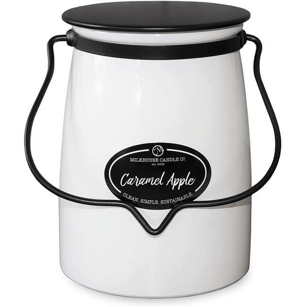 Milkhouse Candle Company, Creamery Scented Soy Candle: Butter Jar Candle, Caramel Apple, 22-Ounce EasyOptionXY LLC