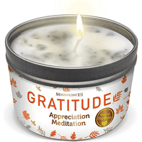 Magnificent 101 Long Lasting Gratitude Smudge Candle | 6 Oz - 35 Hour Burn | Paraffin Free Sage Scented Soy Wax Candle for Appreciation, House Energy Cleansing & Manifestation EasyOptionXY LLC