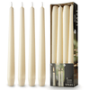 Rambue 10" Ivory Taper Candles, 8 Pack Unscented Ivory Candlesticks for Weddings and Home Decor, 8h Burn Time EasyOptionXY LLC