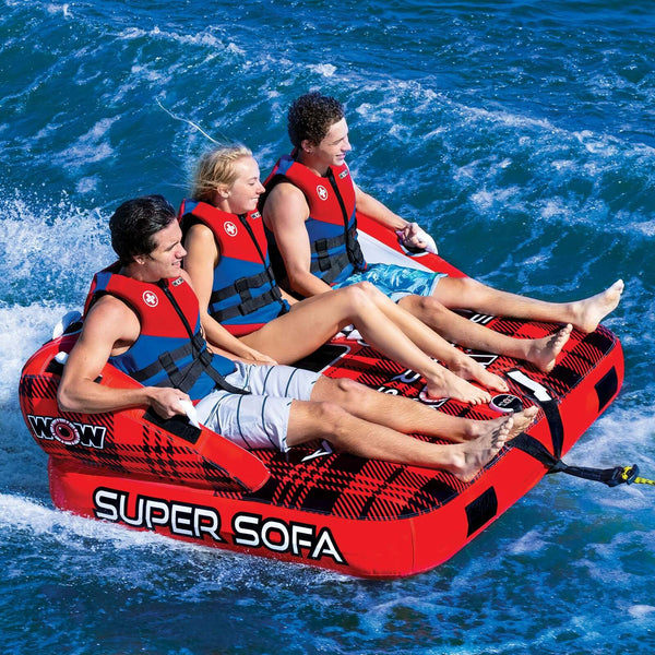 WOW Sports Super Sofa 1 to 3-Person Towable (21-1040) Jupiter Gear