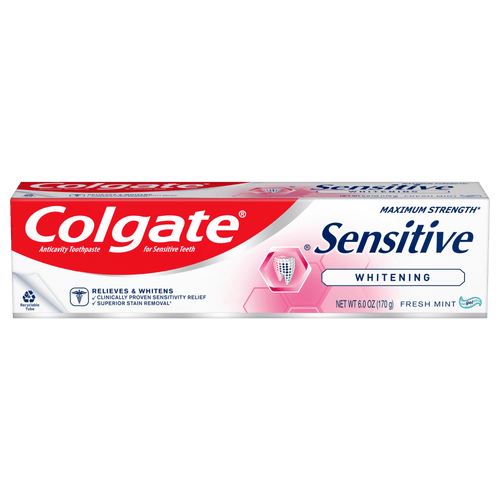 Colgate Sensitive Whitening Toothpaste; Sensitive Teeth Toothpaste; Mint; 6 oz EasyOptionXY LLC