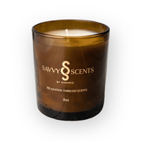 Savvy Scents by Sherrie, White Ginger Tea, Scented Soy Blended Candle, 8 ounces EasyOptionXY LLC