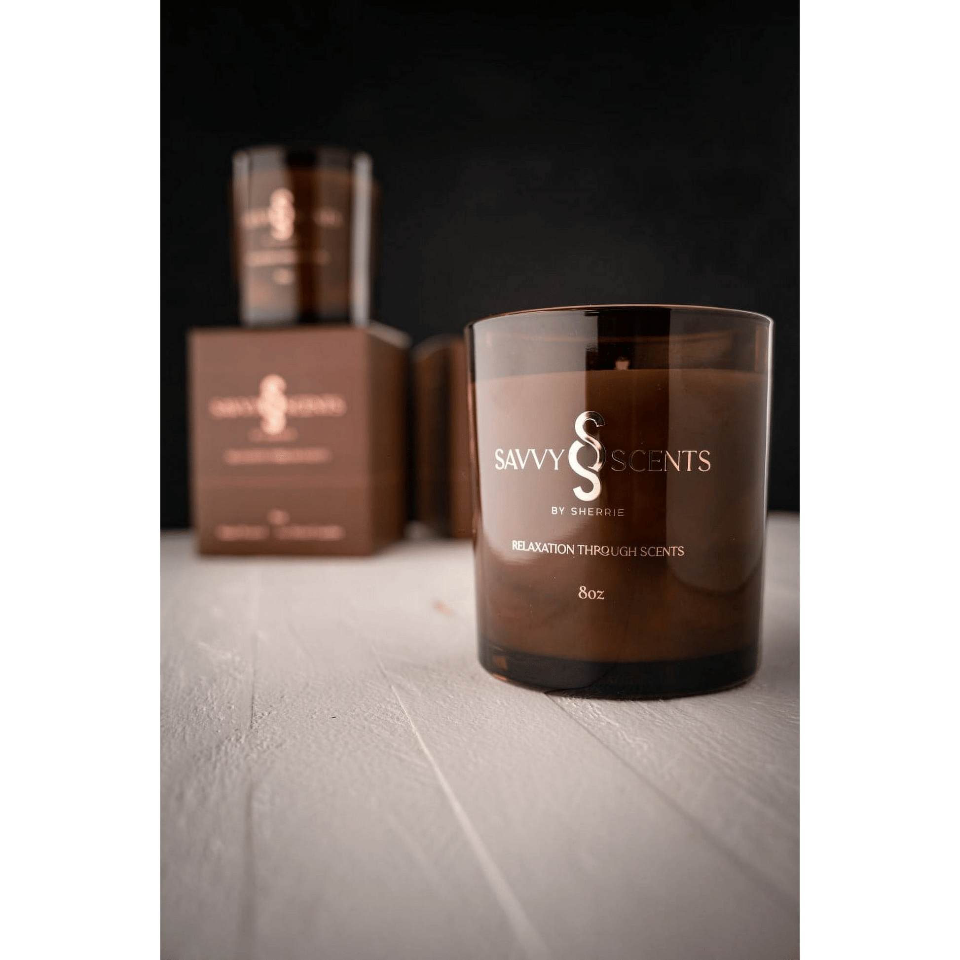 Savvy Scents by Sherrie, White Ginger Tea, Scented Soy Blended Candle, 8 ounces EasyOptionXY LLC