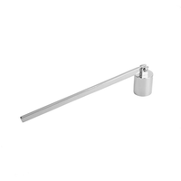 FAGINEY Candle Wick Trimmer, Straight Tube Shaped Candle Snuffer,Fashion Stainless Steel Straight Tube Shaped Candle Snuffer Wick Trimmer Cover Hand Tool EasyOptionXY LLC