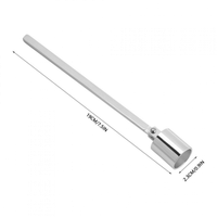 FAGINEY Candle Wick Trimmer, Straight Tube Shaped Candle Snuffer,Fashion Stainless Steel Straight Tube Shaped Candle Snuffer Wick Trimmer Cover Hand Tool EasyOptionXY LLC