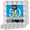 Ohr Tea Light Candles - 50 Bulk Pack - White Unscented Travel, Centerpiece, De.. EasyOptionXY LLC