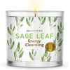 Magnificent 101 With Sage Leaf Large Glass Candle 14oz, Woody & Earthy Scented EasyOptionXY LLC