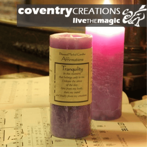 COVENTRY CREATIONS Affirmation - Tranquility Candle EasyOptionXY LLC