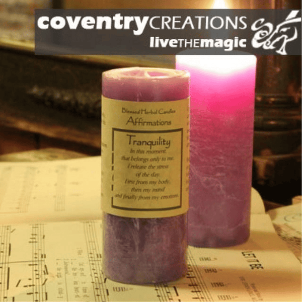 COVENTRY CREATIONS Affirmation - Tranquility Candle EasyOptionXY LLC