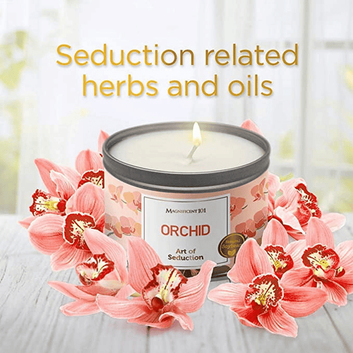 Magnificent 101 Orchid 6oz Natural Soy Aromatherapy Intention Candle EasyOptionXY LLC