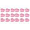 Mini Candle 18Pcs Heart Shaped Candle Mini Romantic Dinner Candlelight Decorations OrnamentsPink EasyOptionXY LLC