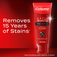 Colgate Optic White Pro Series Whitening Toothpaste; Stain Prevention; 3 oz EasyOptionXY LLC