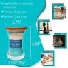 Sea Salt Scented Candles for Home-Jar candles 3.5 oz - Wooden Wick Candle-Candles Gift for Women -Aromatherapy candles EasyOptionXY LLC