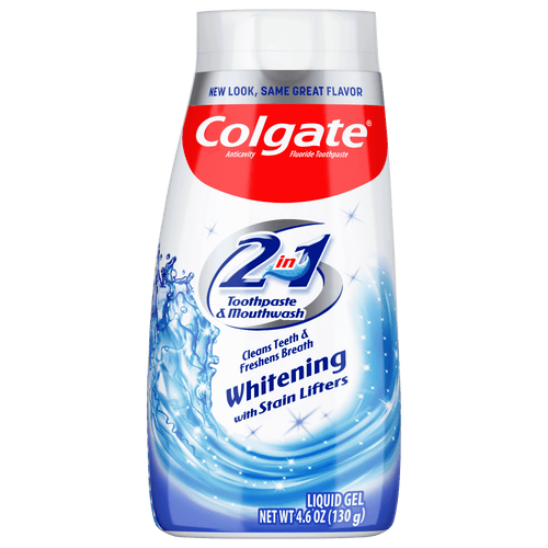 Colgate 2 in 1 Toothpaste and Whitening Mouthwash; Mint; 4.6 oz Squeeze Bottle EasyOptionXY LLC