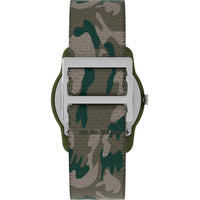 TIMEX TIME MACHINES? Kids' Green/Camo 29mm Analog Watch, Elastic Fabric Strap EasyOptionXY LLC