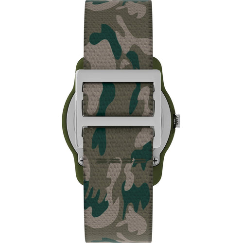 TIMEX TIME MACHINES? Kids' Green/Camo 29mm Analog Watch, Elastic Fabric Strap EasyOptionXY LLC