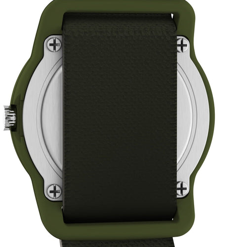TIMEX TIME MACHINES? Kids' Green/Camo 29mm Analog Watch, Elastic Fabric Strap EasyOptionXY LLC