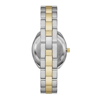 Time & Tru Women's Wristwatch: Two Tone Silver and Gold Round Case, 3 Link Bracelet (FMDOTT098) EasyOptionXY LLC