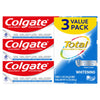 Colgate Total Whitening Toothpaste Gel; Mint; 3 Pack; 5.1 oz Tubes EasyOptionXY LLC