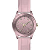 Time and Tru Pink Silicone Strap Round Pink Dial Pink Metalic Bezel Ladies Watch EasyOptionXY LLC