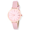 Time and Tru Adult Female Rose Gold Tone Etched Dial Watch (42010WML) EasyOptionXY LLC