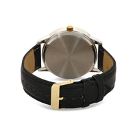 U.S. Polo Assn. Adult Male Classic Watch with Gold Bezel (USC50586WM) EasyOptionXY LLC