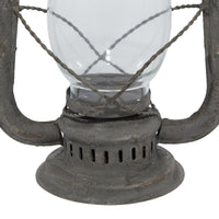 DecMode 9"W, 23"H Rustic Lantern, Grey, 2 - Pieces EasyOptionXY LLC