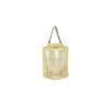 DecMode 14"W, 18"H Coastal Lantern, Light Brown, 1 - Piece EasyOptionXY LLC