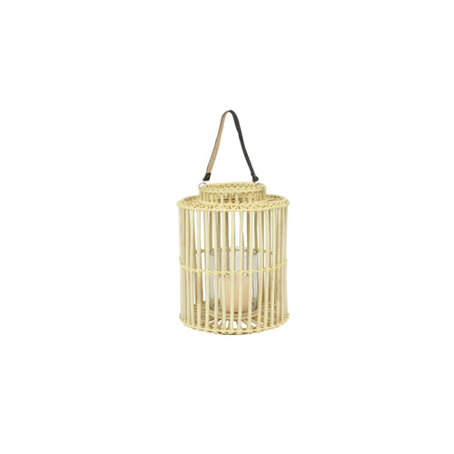 DecMode 14"W, 18"H Coastal Lantern, Light Brown, 1 - Piece EasyOptionXY LLC