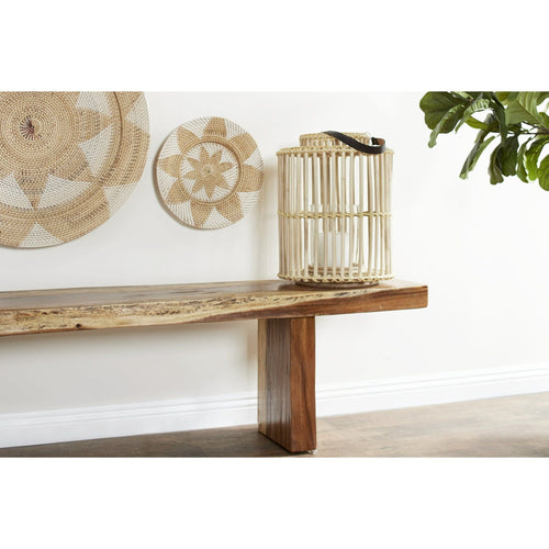 DecMode 14"W, 18"H Coastal Lantern, Light Brown, 1 - Piece EasyOptionXY LLC