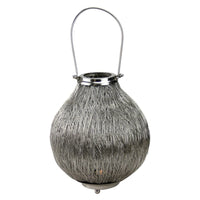 18.5" Urban Life Contemporary Silver Tea Light Candle Holder Lantern EasyOptionXY LLC