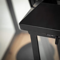 Sullivans 17.75" & 14.75" Black Metal & Wood Lantern Set of 2 EasyOptionXY LLC