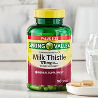 Spring Valley Standardized Extract Milk Thistle Supplement; 175 mg; 180 Count EasyOptionXY LLC