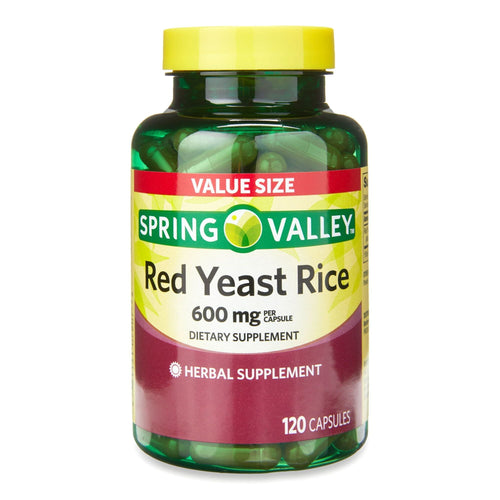 Spring Valley Red Yeast Rice Supplement; 600 mg; 120 Count EasyOptionXY LLC